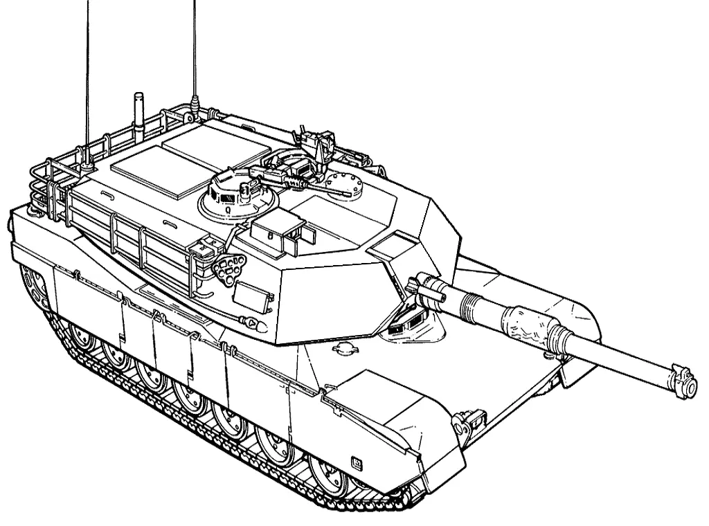 Tank Coloring Pages 66