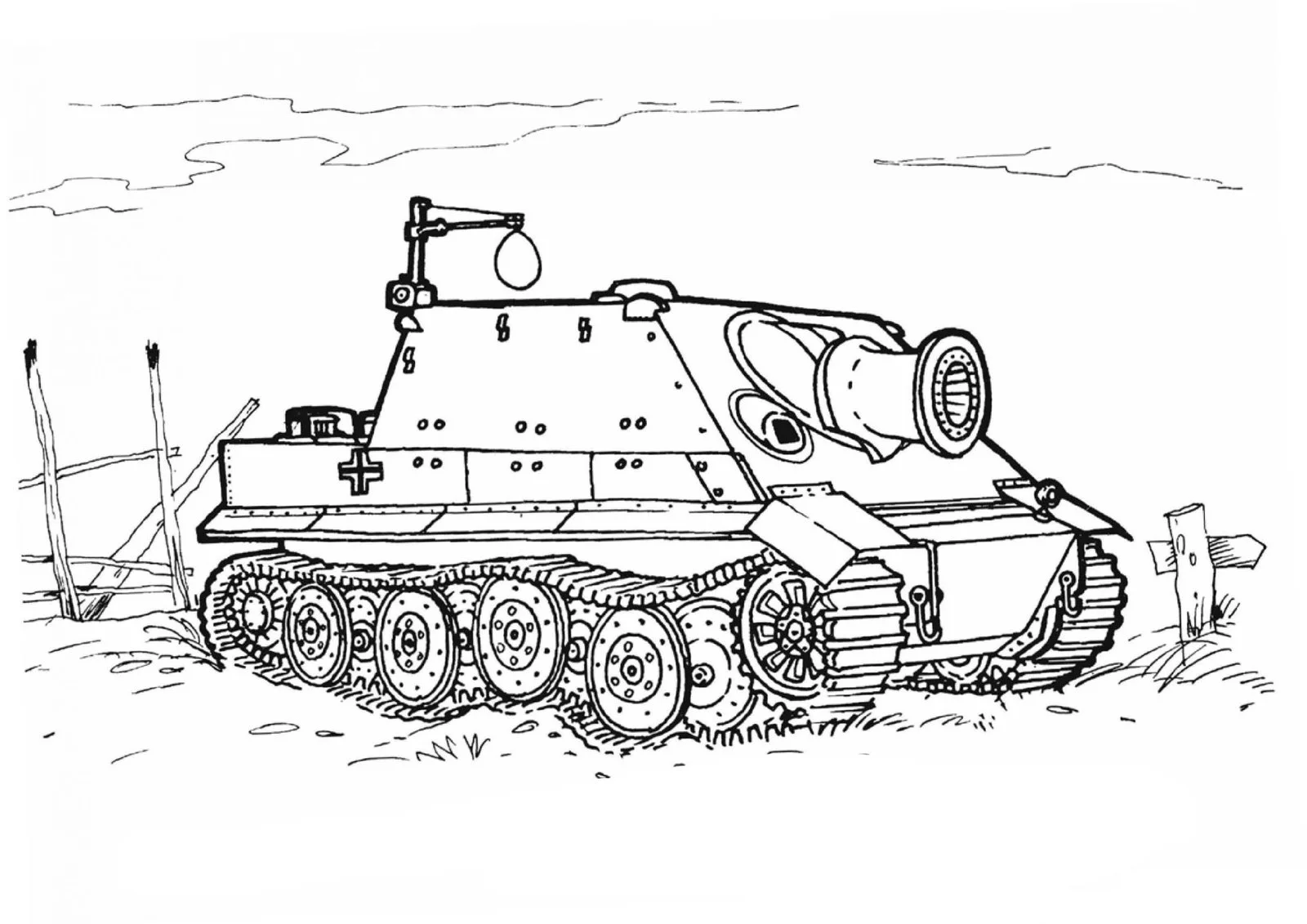 Tank Coloring Pages 68