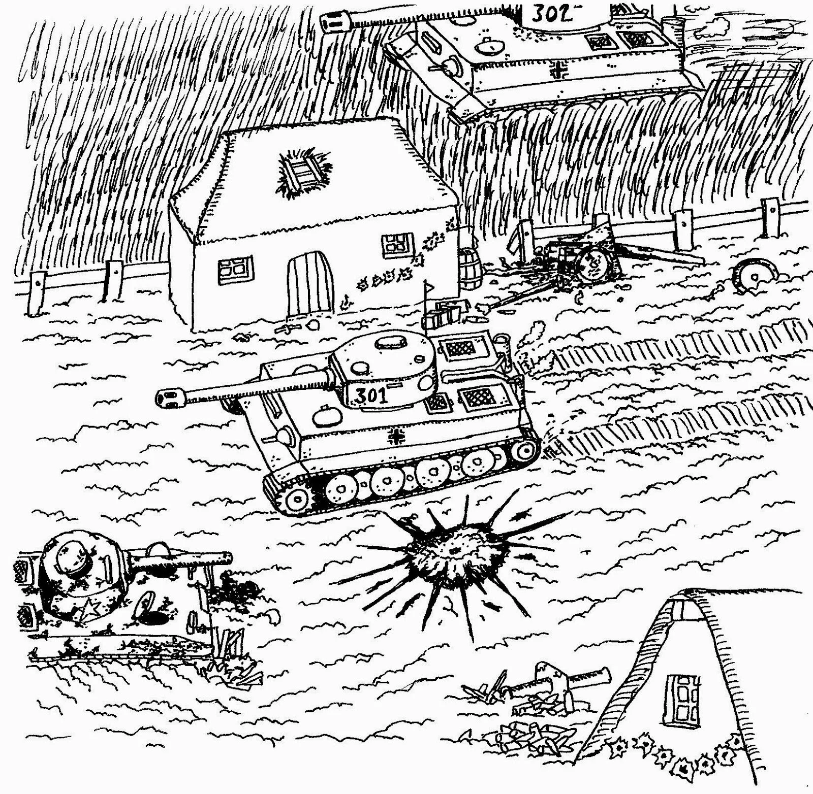Tank Coloring Pages 69
