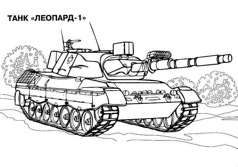 Tank Coloring Pages 85