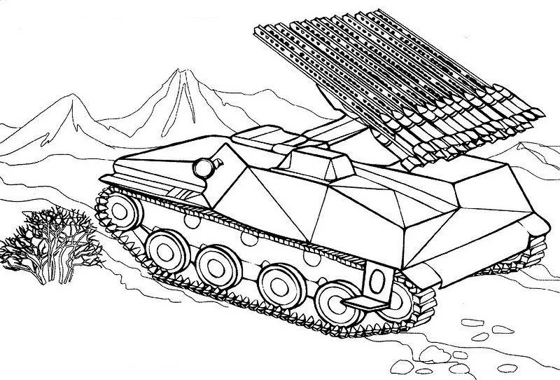 Tank Coloring Pages 91