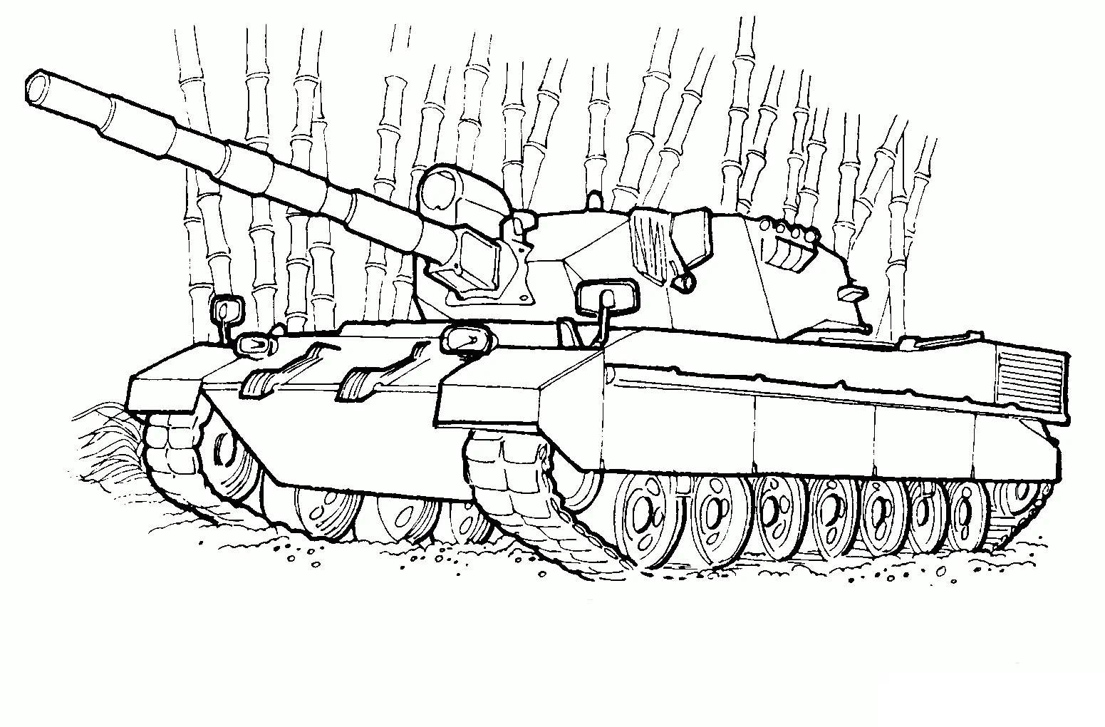 Tank Coloring Pages 92