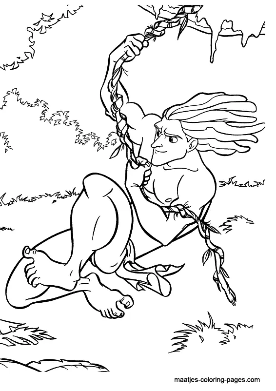 Desenhos de Tarzan Para Colorir 10