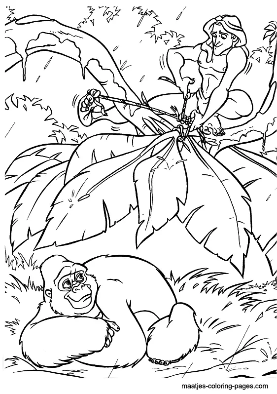 Desenhos de Tarzan Para Colorir 12
