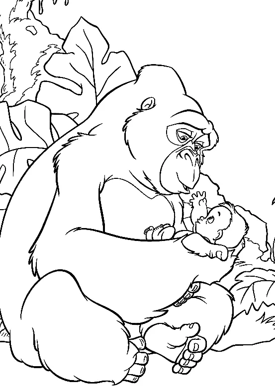 Desenhos de Tarzan Para Colorir 27