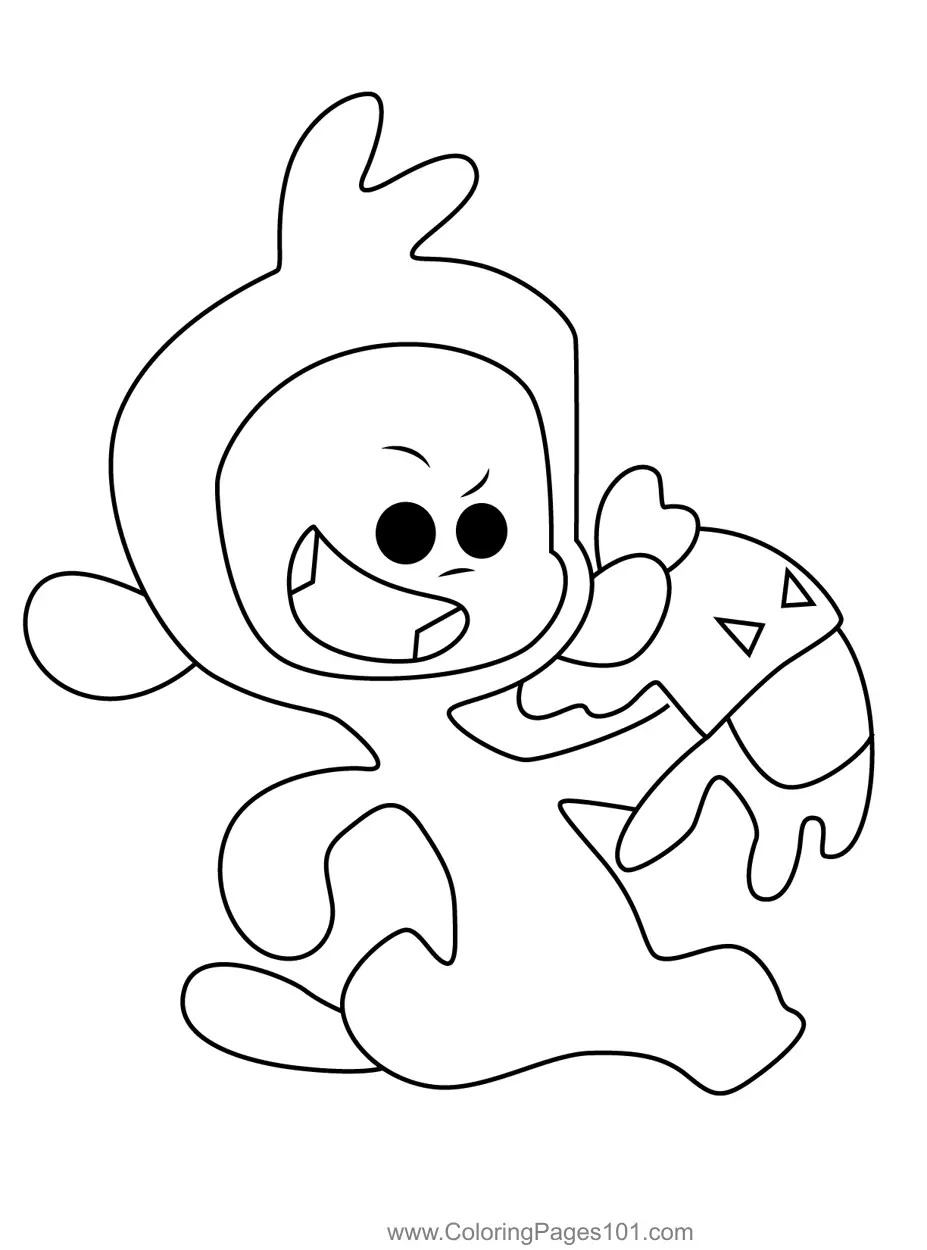 Tee and Mo Coloring Pages