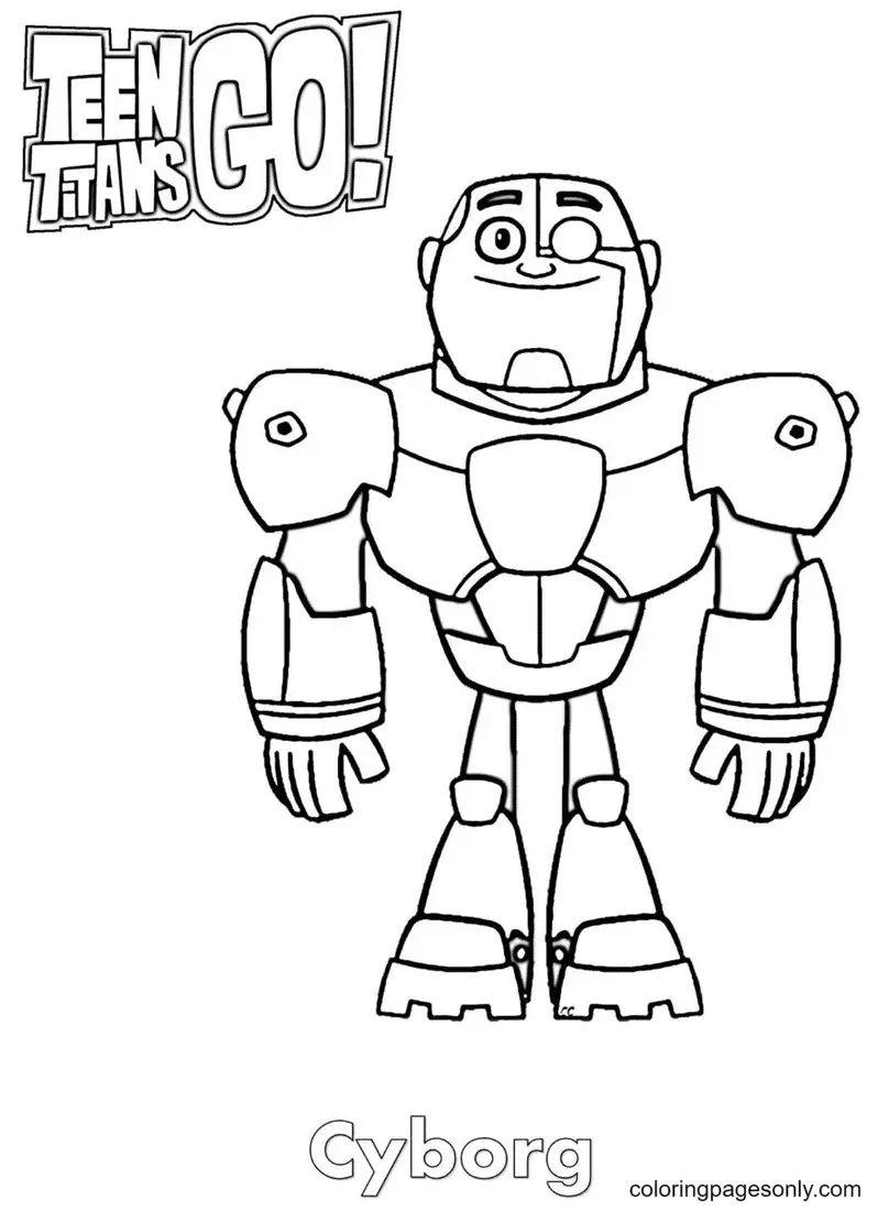 Teen Titans Go Ausmalbilder 14