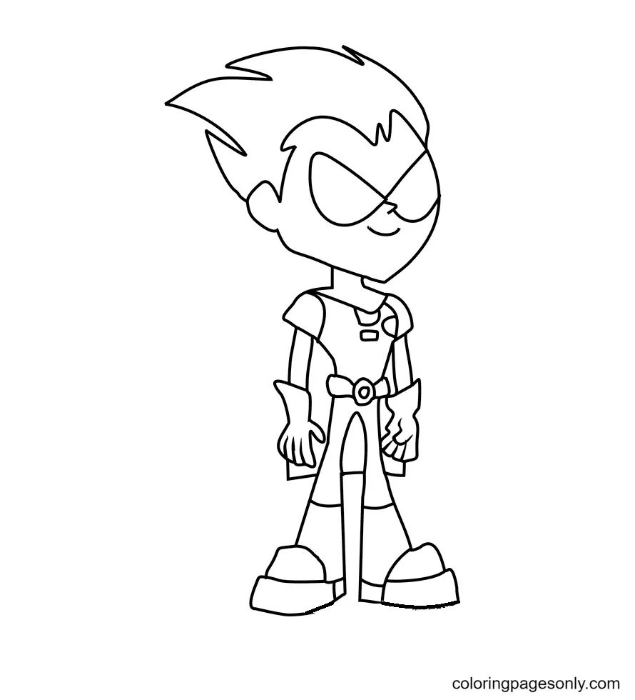 Teen Titans Go Ausmalbilder 15