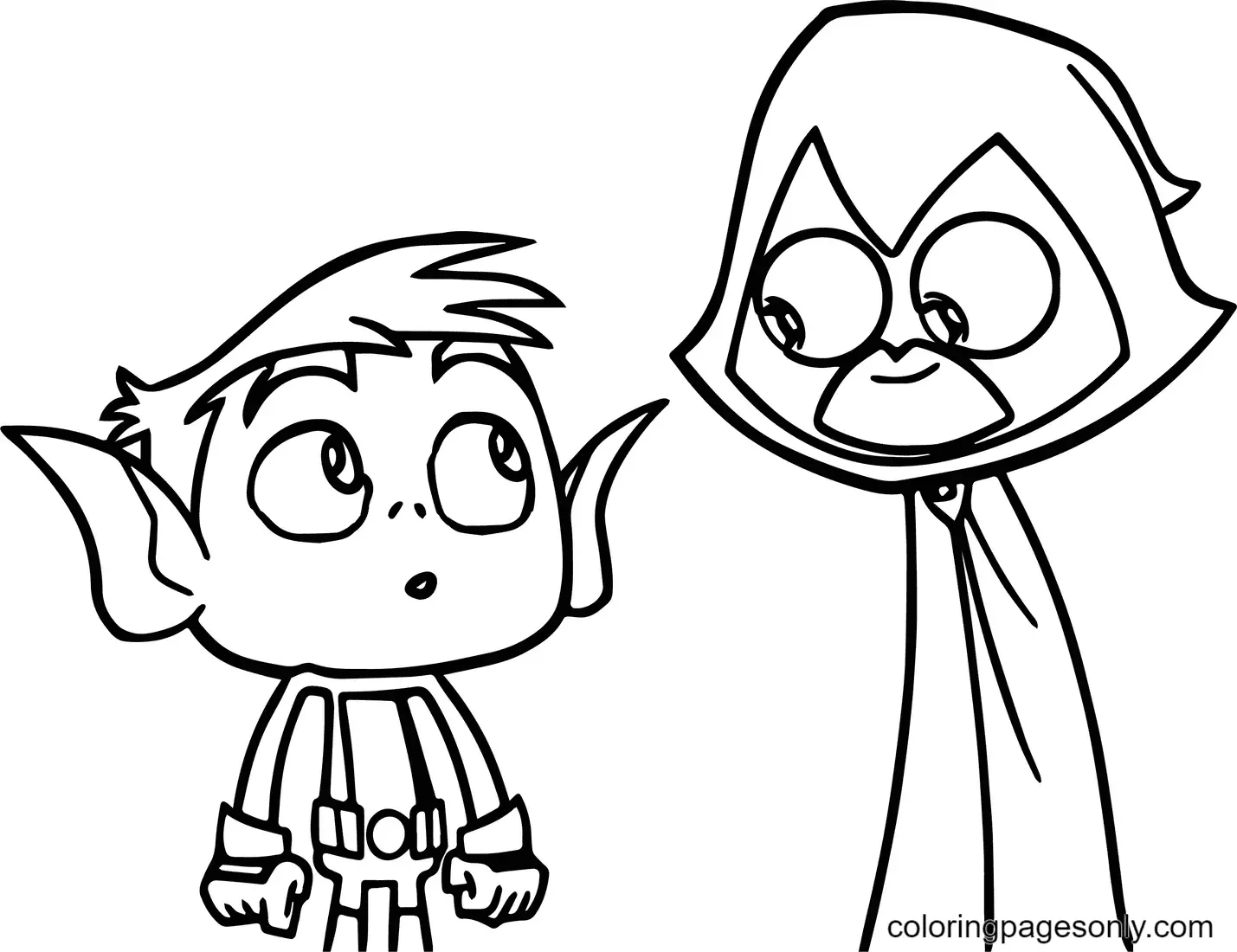 Teen Titans Go Ausmalbilder 19
