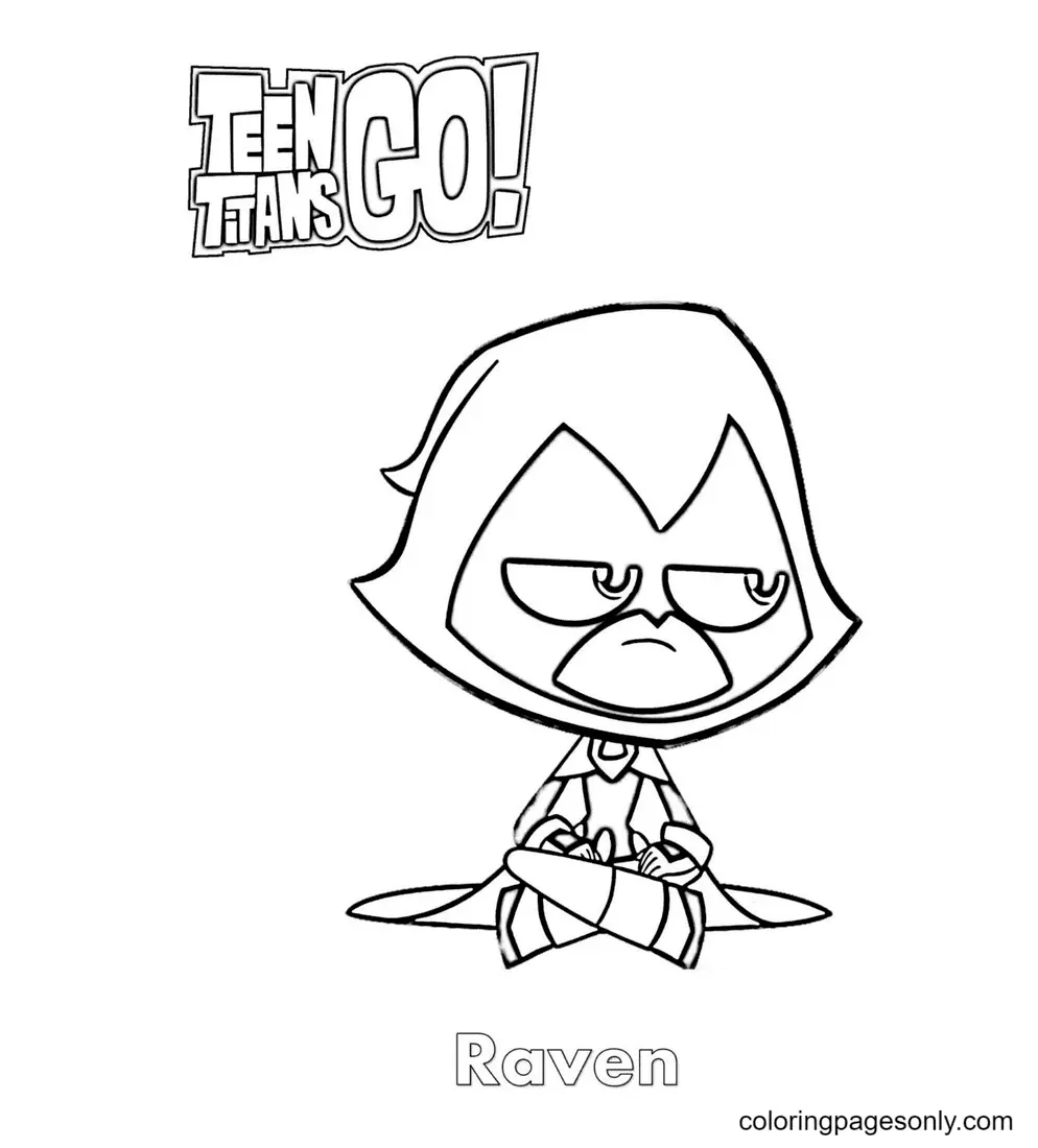 Teen Titans Go Ausmalbilder 26