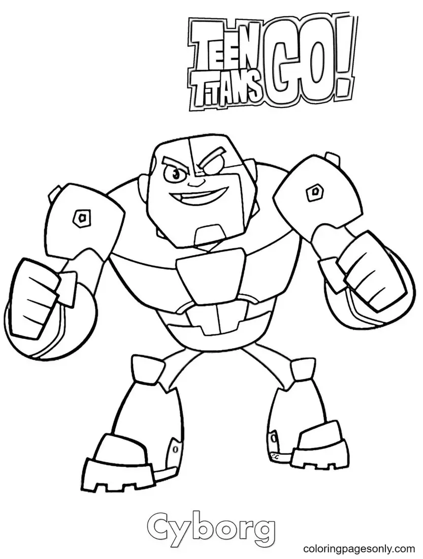 Teen Titans Go Ausmalbilder 30