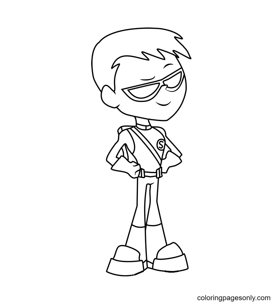Teen Titans Go Ausmalbilder 47