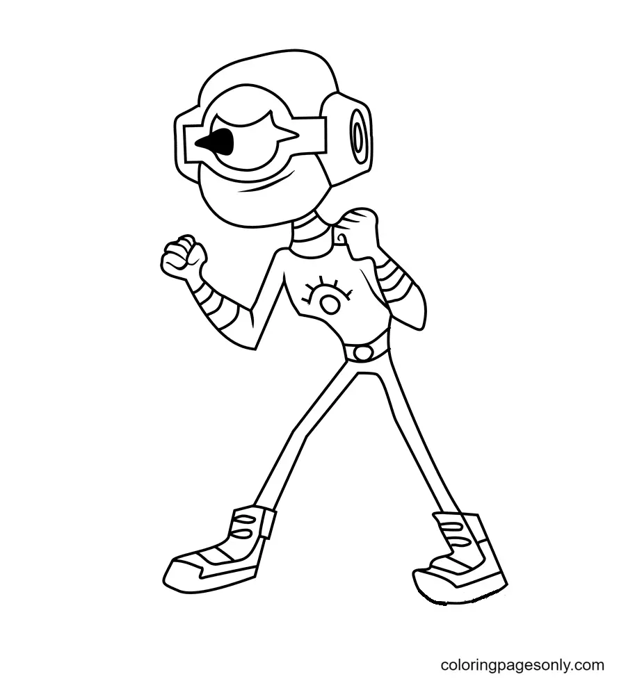 Teen Titans Go Ausmalbilder 52