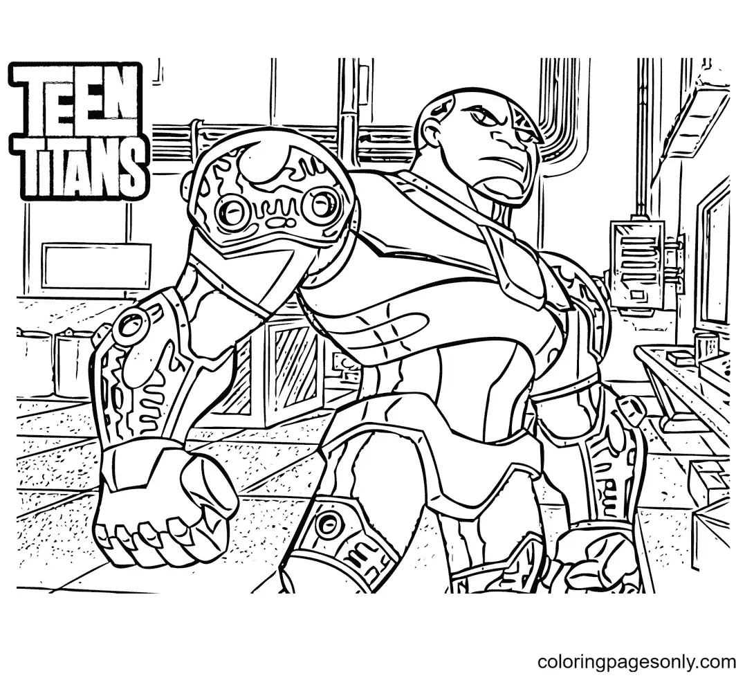 Teen Titans Go Ausmalbilder 54