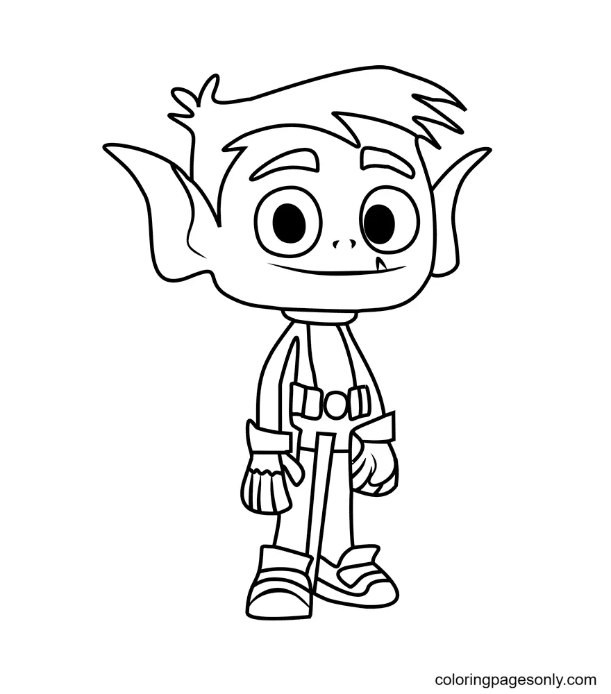 Teen Titans Go Ausmalbilder 6