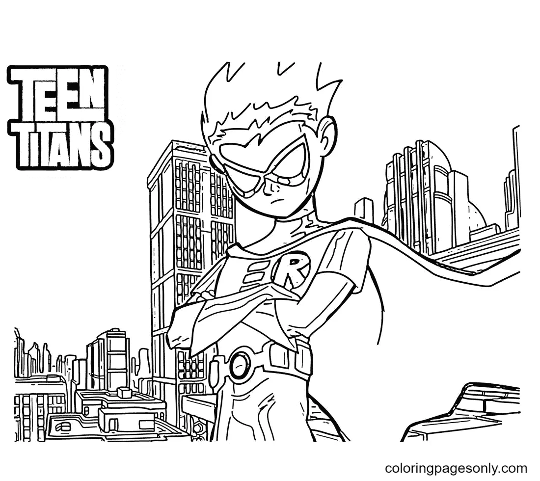 Teen Titans Go Ausmalbilder 61