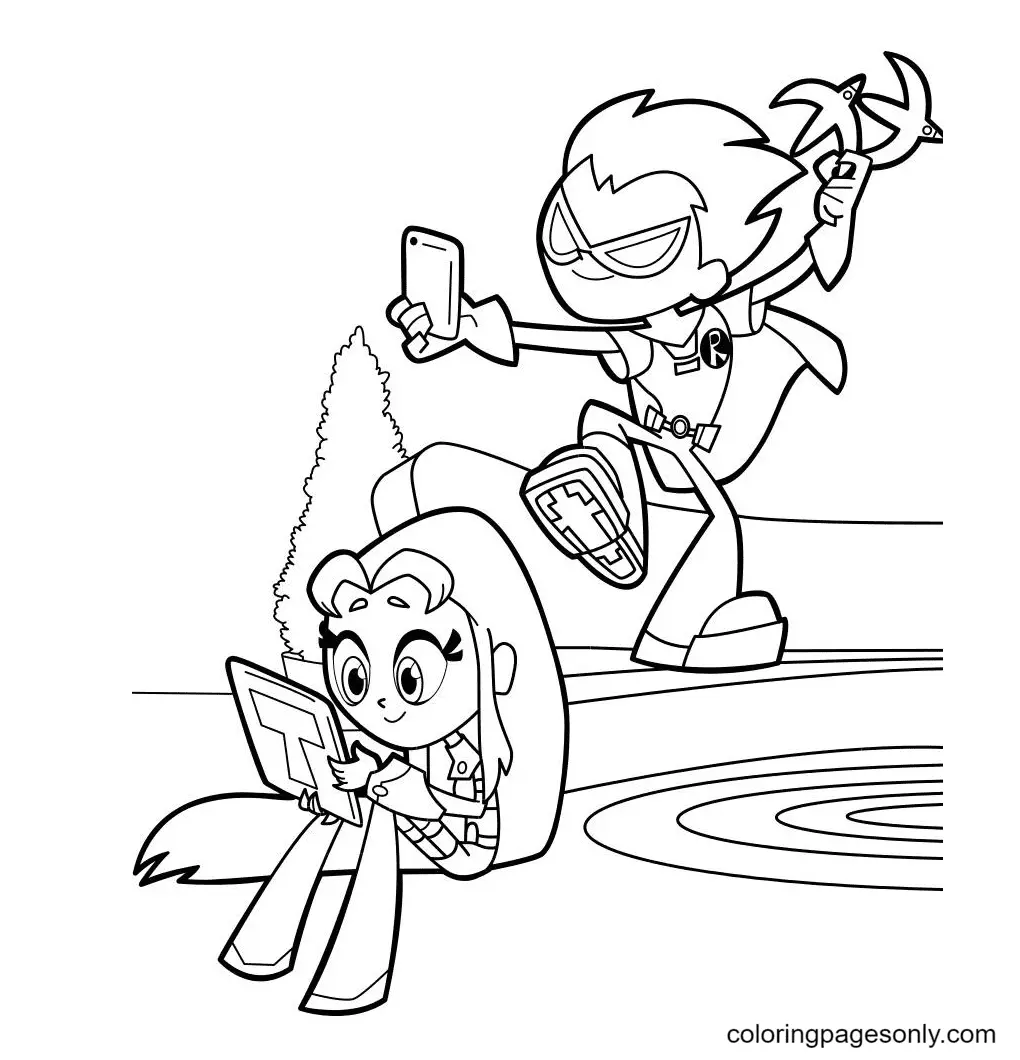Teen Titans Go Ausmalbilder 63