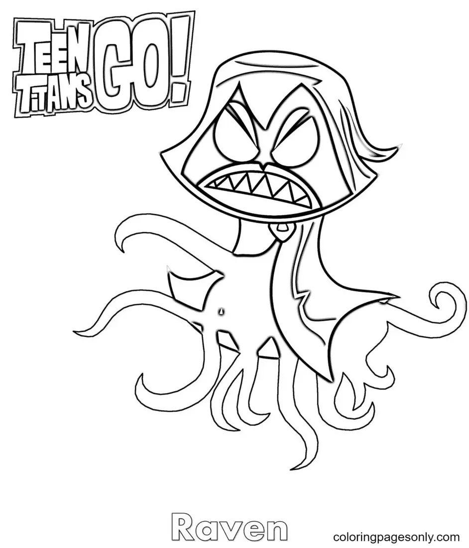 Teen Titans Go Ausmalbilder 68
