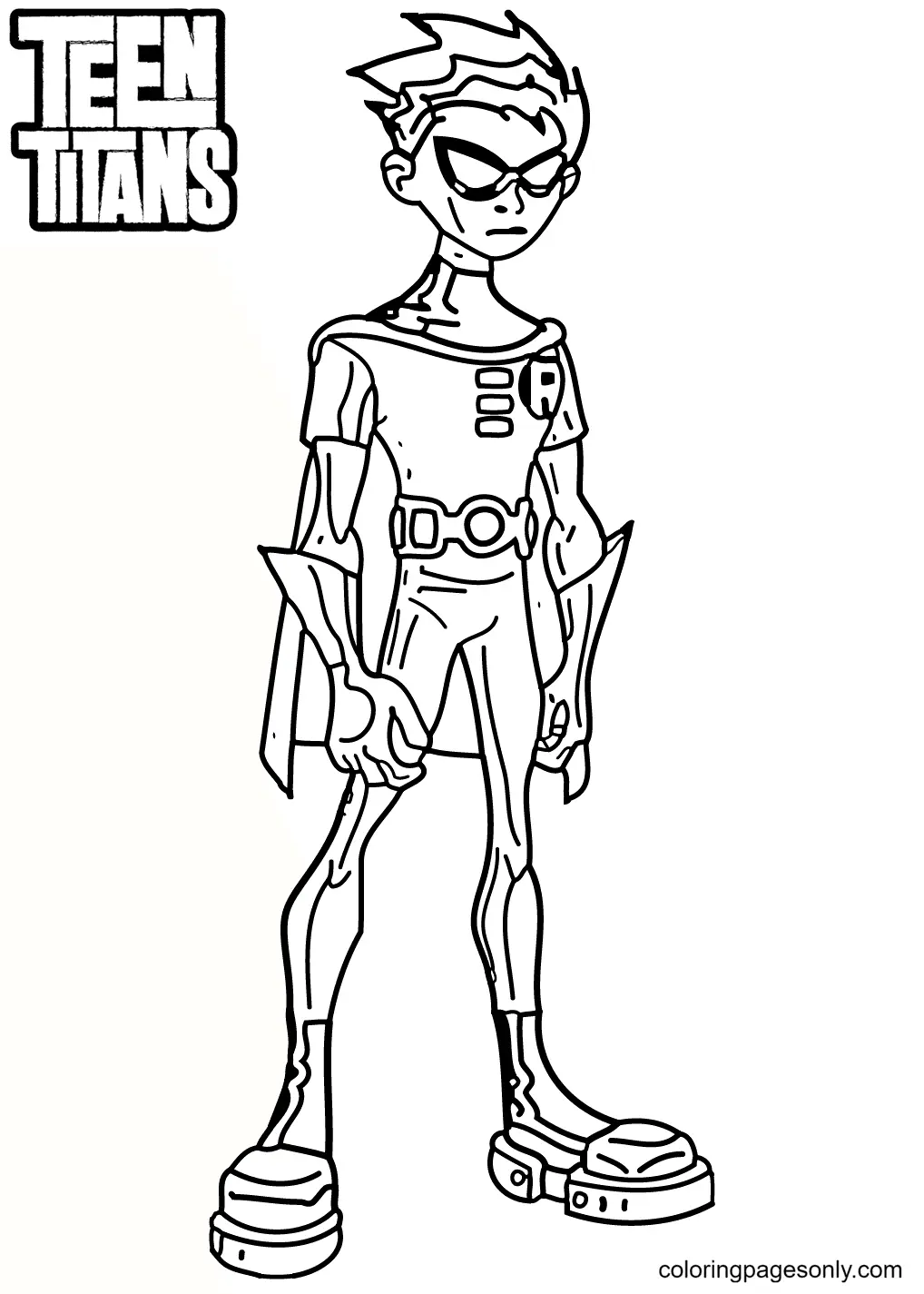 Teen Titans Go Ausmalbilder 69