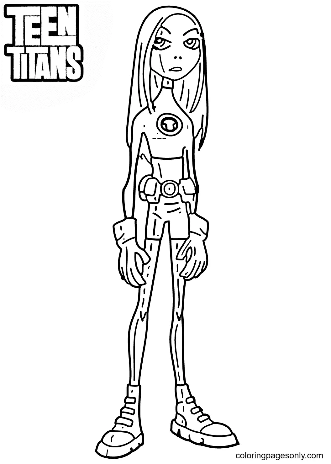 Teen Titans Go Ausmalbilder 74