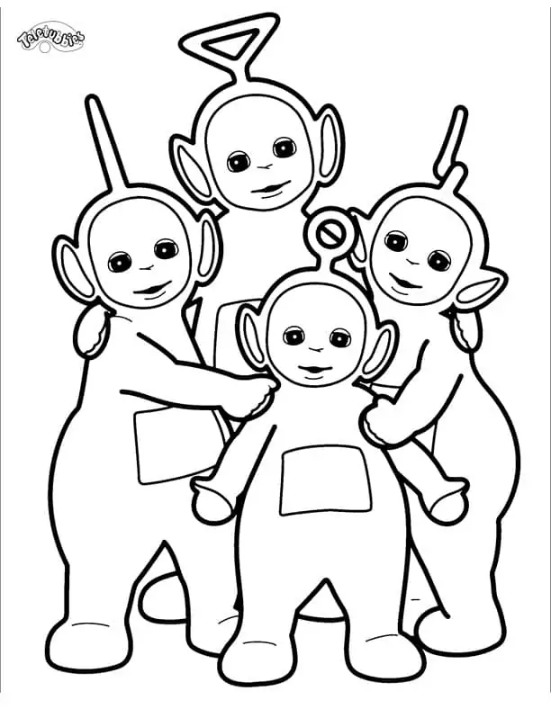 Teletubbies Ausmalbilder 15