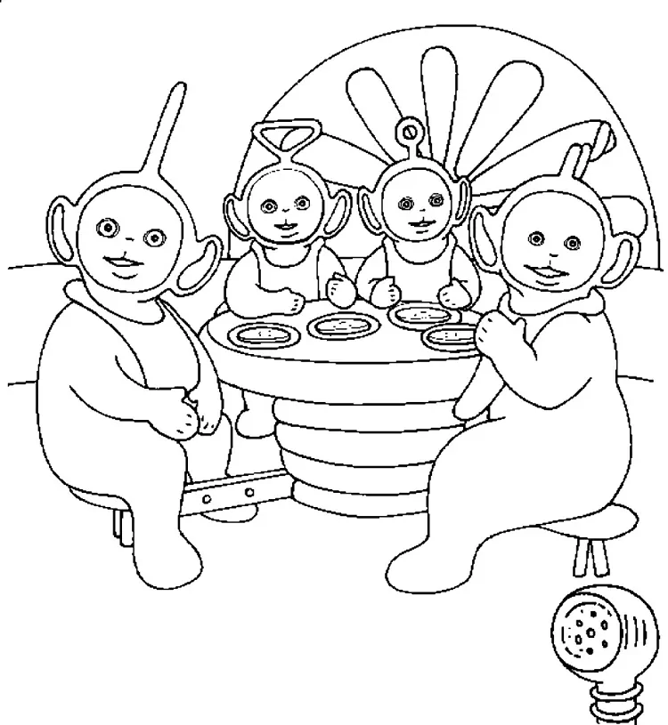 Teletubbies Ausmalbilder 5