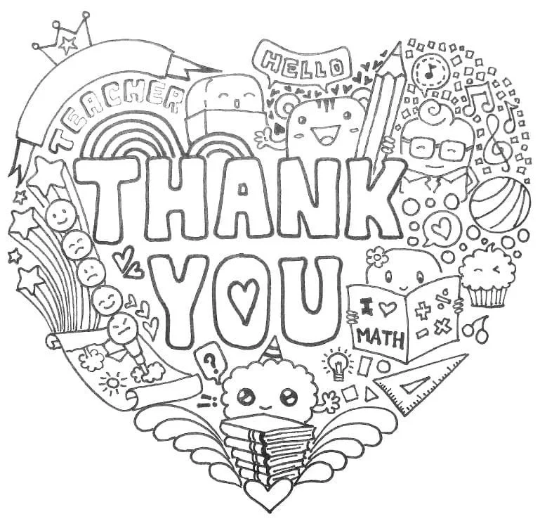 Thank You Coloring Pages 36