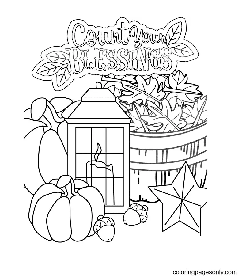 Thanksgiving Coloring Pages 27