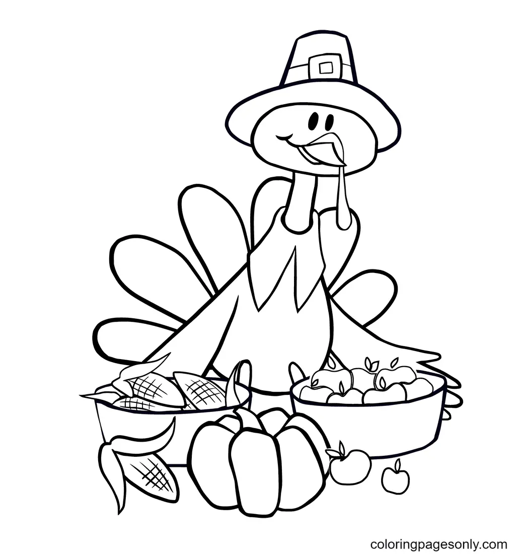 Thanksgiving Coloring Pages 28