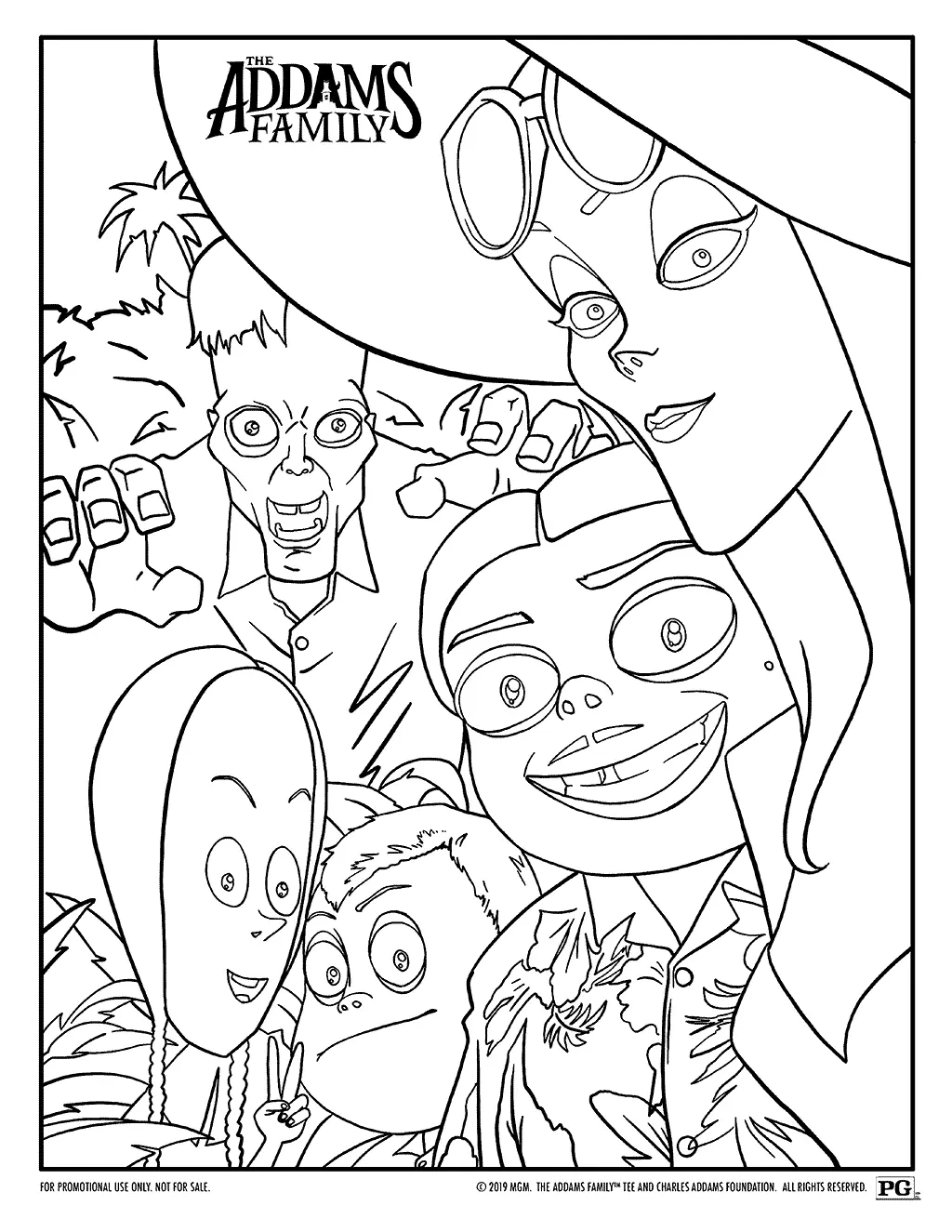 Die Addams Familie Ausmalbilder 18