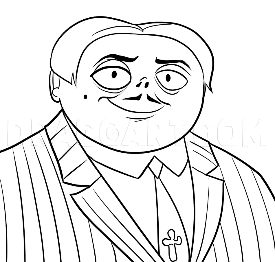 Die Addams Familie Ausmalbilder 19