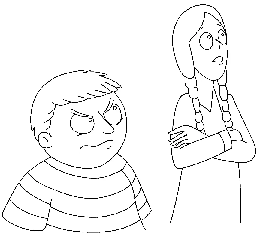 Die Addams Familie Ausmalbilder 21