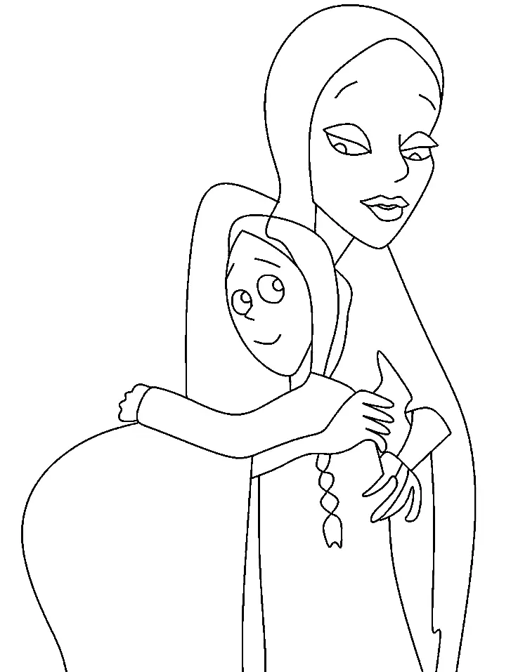 Die Addams Familie Ausmalbilder 32