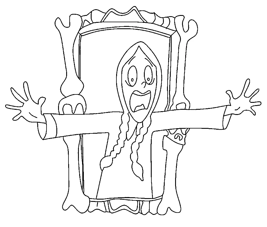 Die Addams Familie Ausmalbilder 7
