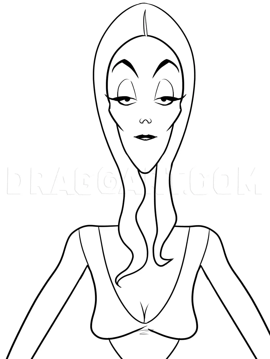 Die Addams Familie Ausmalbilder 8