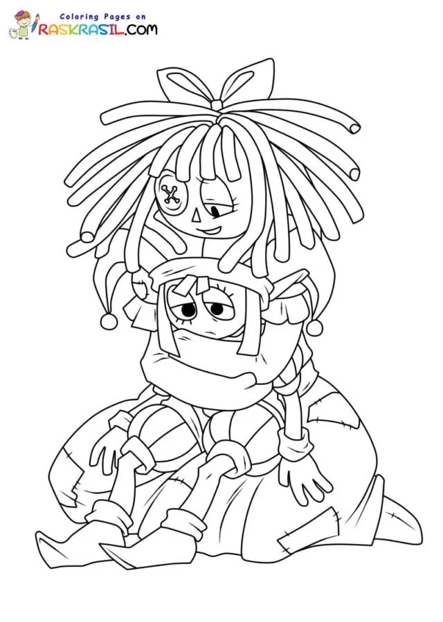 The Amazing Digital Circus Coloring Pages 8