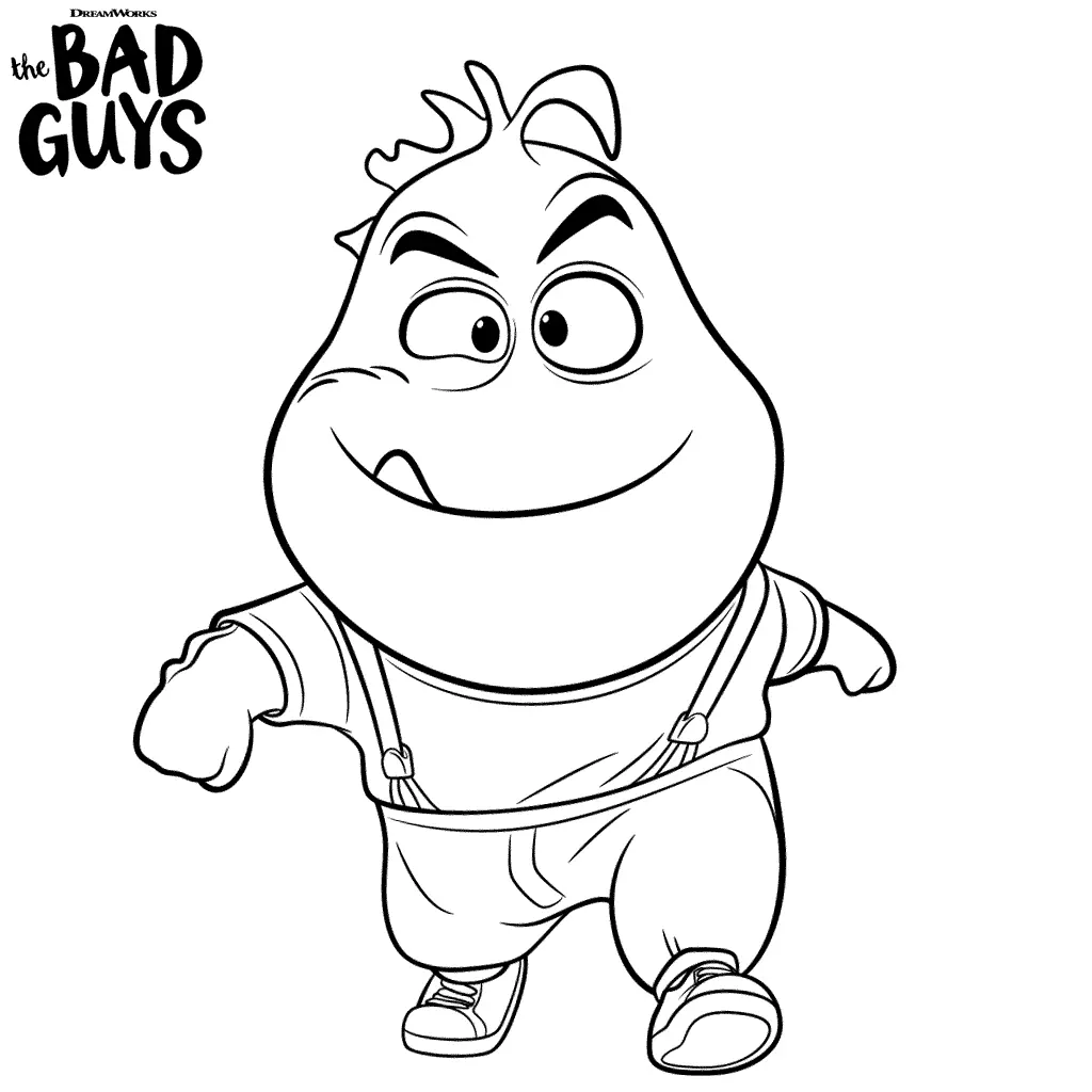 The Bad Guys Coloring Pages 5