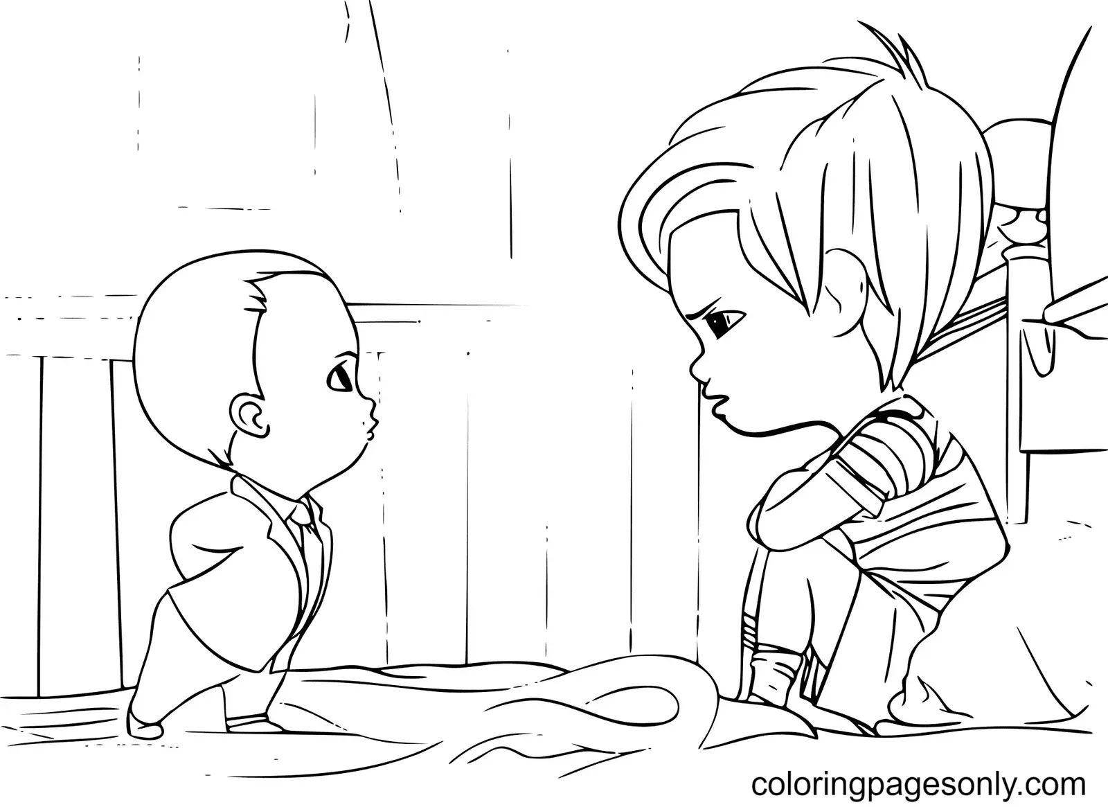 The Boss Baby Coloring Pages 20