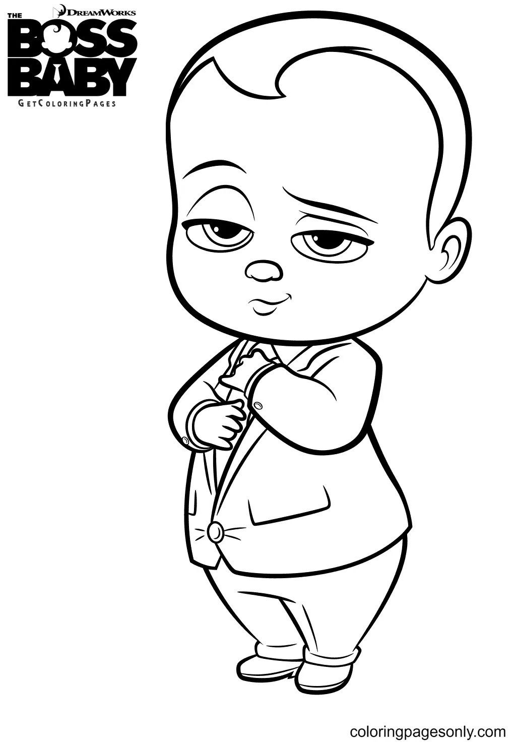 Die Boss Baby Ausmalbilder 29