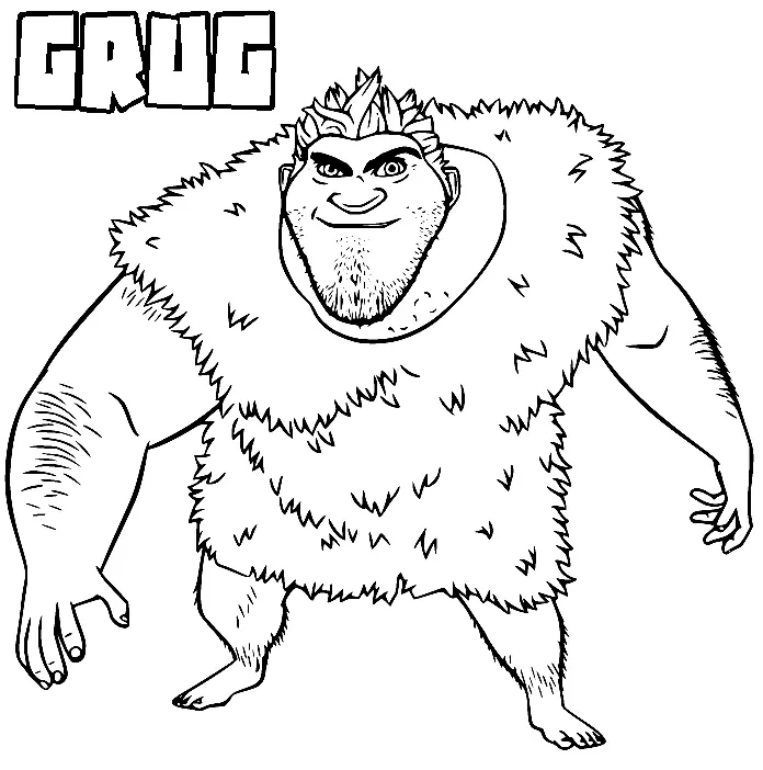 Die Croods Ausmalbilder 27