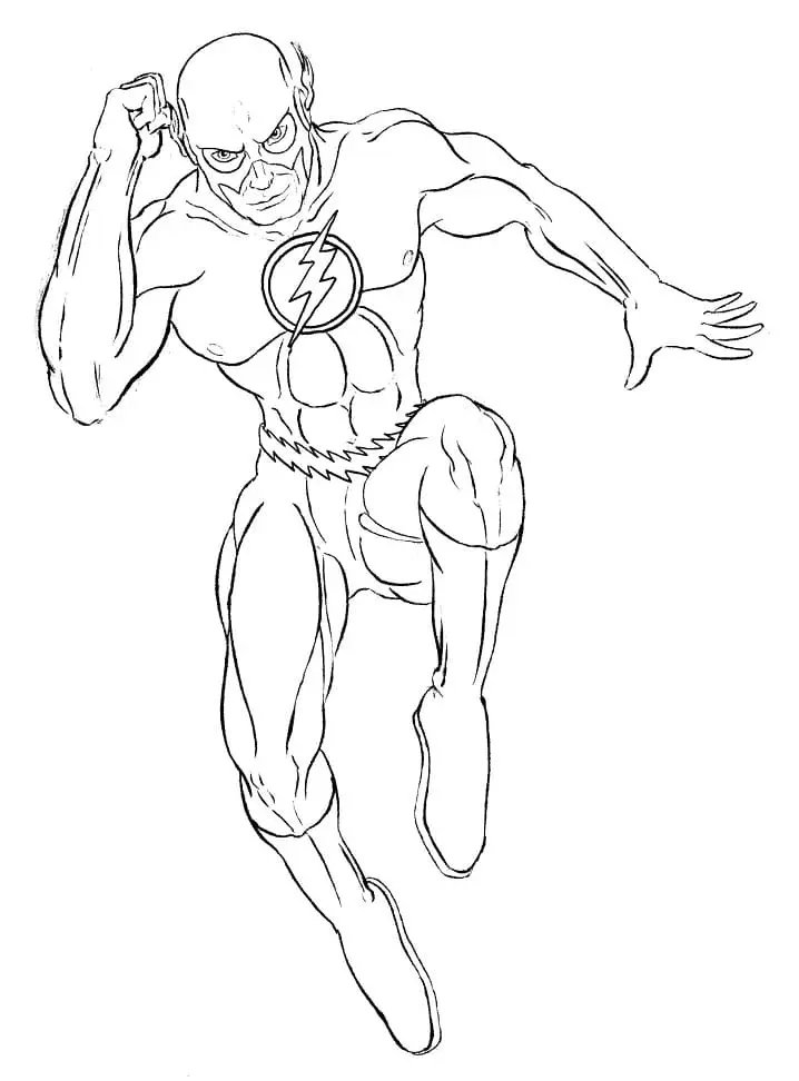 The Flash Para Colorear 29