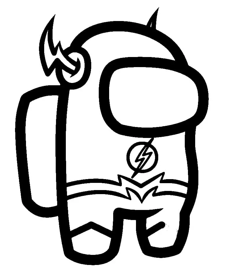 The Flash Para Colorear 3