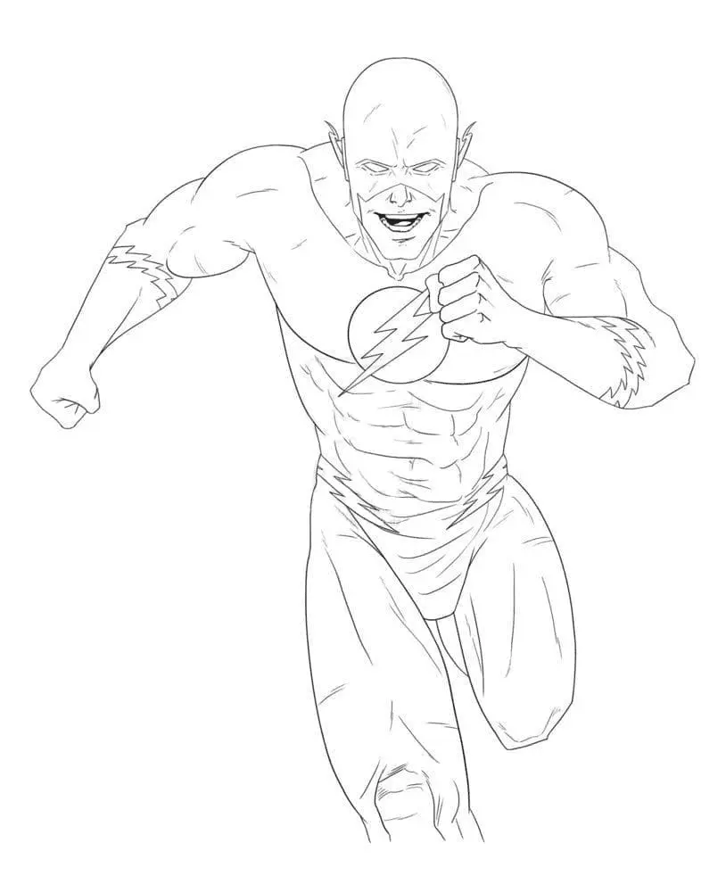 Desenhos de The Flash Para Colorir 41