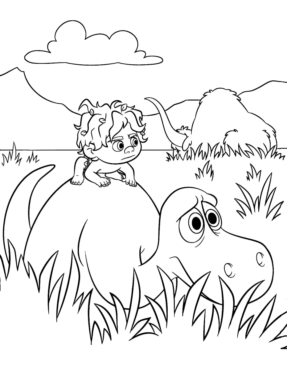Die guten Dinosaurier Ausmalbilder 21