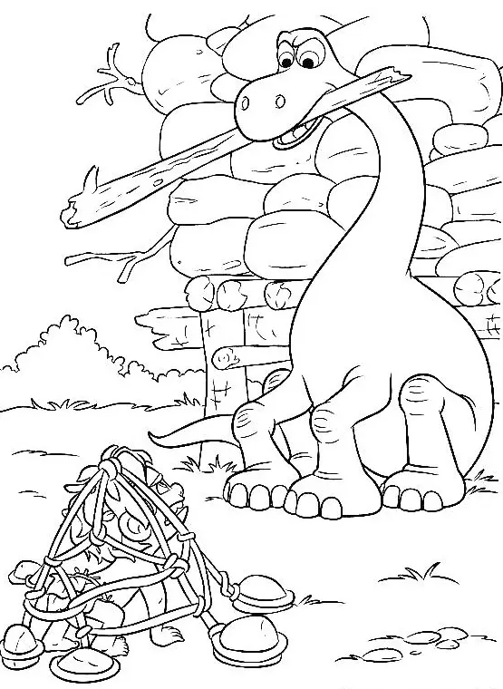 Die guten Dinosaurier Ausmalbilder 54