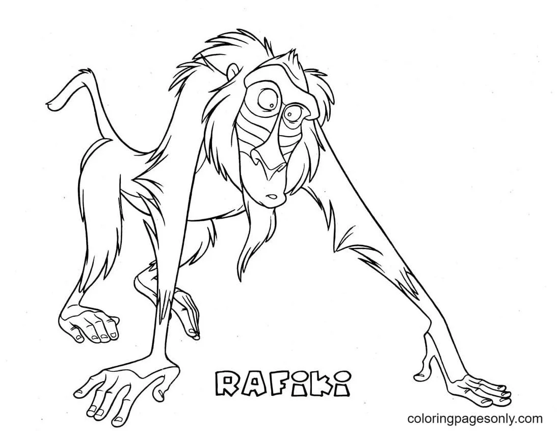 The Lion King Coloring Pages 16