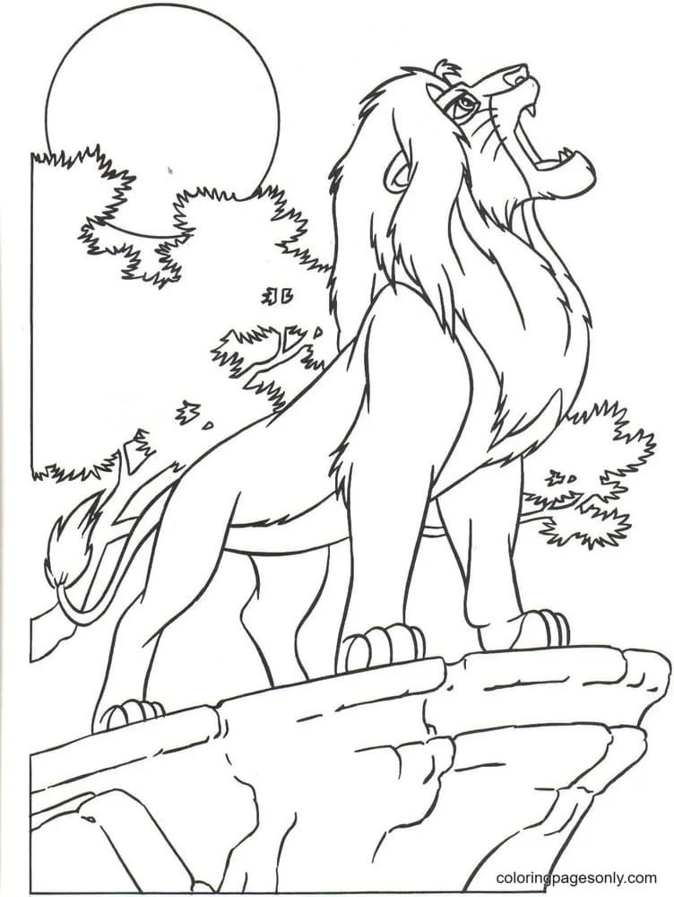 The Lion King Coloring Pages 20