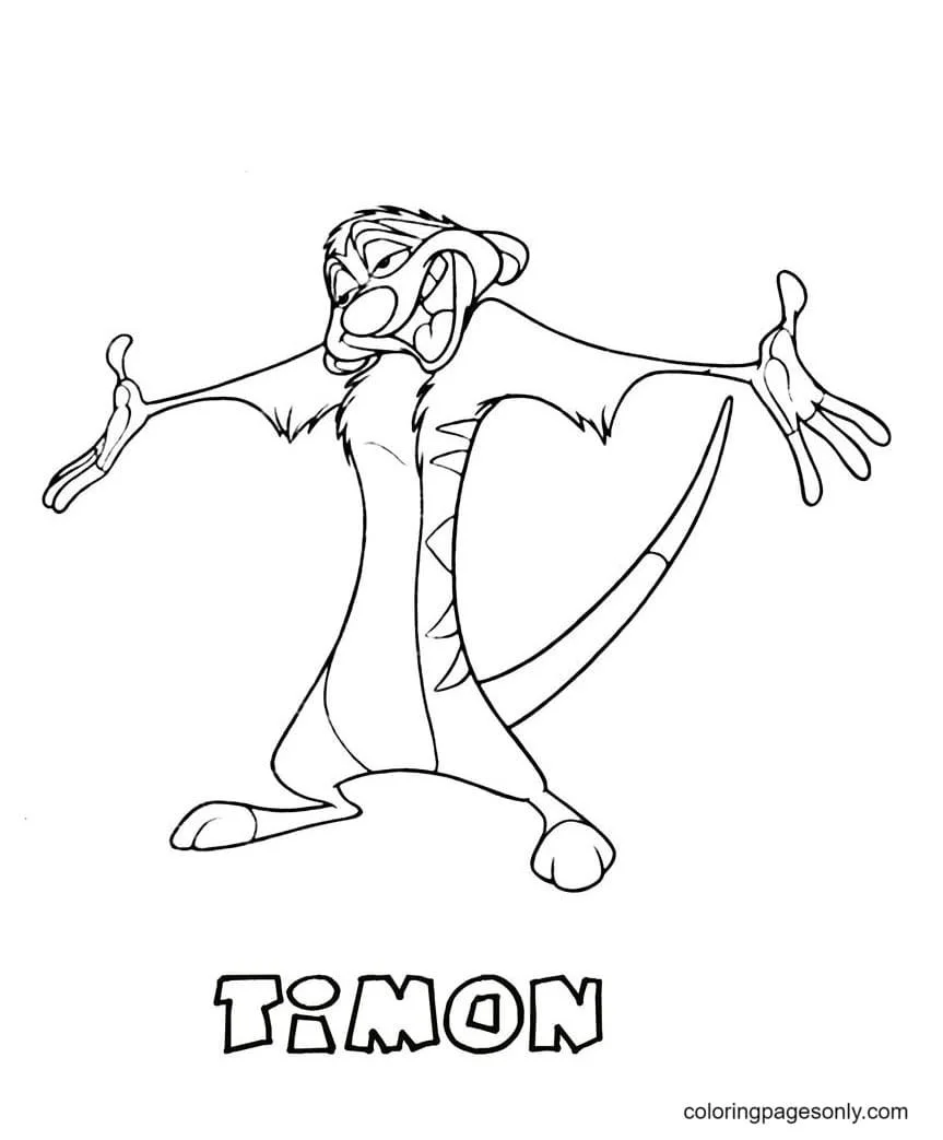 The Lion King Coloring Pages 22