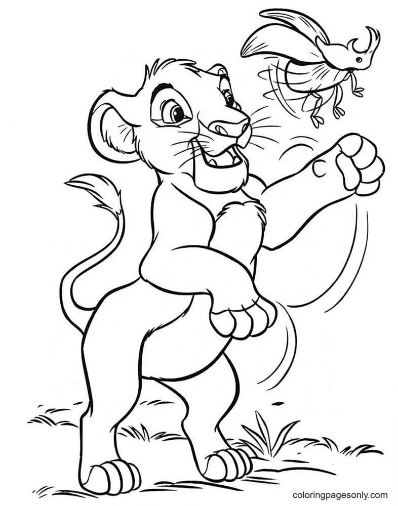 The Lion King Coloring Pages 25