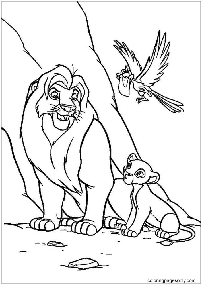 Desenhos do Rei Leao para colorir 28